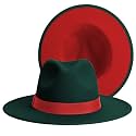 Womens & Mens Fedora Hats, Wide Brim Fedora Hats for Women Men