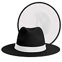 Womens &amp; Mens Fedora Hats, Wide Brim Fedora Hats for Women Men
