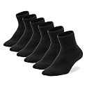 Womens Ankle Socks Full Cushioned Cotton Socks Anti-blister 6 Pairs 7-13