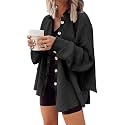 Womens Corduroy Button Down Shirts Color Block