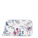 Vera Bradley womens Cotton Deluxe Travel Wallet With Rfid Protection