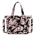 Vera Bradley Women's Cotton Multi-Strap Shoulder Satchel Purse