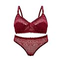 Womens Cotton Solid Regular Bra amp Underwear