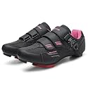 Womens Cycling Shoes Compatible with Peloton Bike Clip in Ladies Indoor Cycling Road Bike Riding Biking Shoes, Pre-Installed Delta Cleats