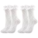 Womens Lace Ankle Socks Ruffle Frilly Socks,Mesh Lace Trim Lolita Sock,Cute Mesh Frilly Dress Sock for Women