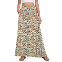 Womens Maxi Skirt Long Flowy Summer A-Line High Waist Skirts