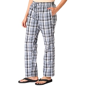 womens multicolor cotton checkered pyjama  checks pajama for women with elastic amp drawstring plus size s to 8xl