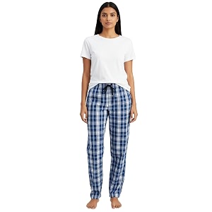 womens multicolor cotton checkered pyjama  checks pajama for women with elastic amp drawstring plus size s to 8xl
