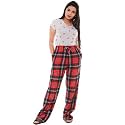 Womens Multicolor Cotton Checkered Pyjama | Checks Pajama for women with Elastic &amp; Drawstring Plus Size (S TO 8XL)