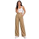 Womens NS Lycra Korean High Waist Straight