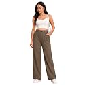 Womens NS Lycra Korean High Waist Straight