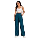 Womens NS Lycra Korean High Waist Straight