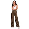 Womens NS Lycra Korean High Waist Straight