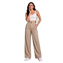 Womens NS Lycra Korean High Waist Straight