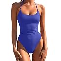 Womens One Piece Swimsuits Halter Bathing Suit