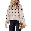 Womens Oversized Sweaters Fall 2026 Fashion Clothes Colorblock Knit Tops