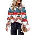 Womens Oversized Sweaters Fall 2026 Fashion Clothes Colorblock Knit Tops