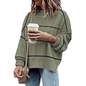 Womens Oversized Sweaters Fall 2026 Fashion Clothes Colorblock Knit Tops