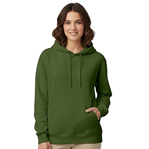 Womens Plain Hoodie - Soft Cotton Blend