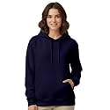 Womens Plain Hoodie Soft Cotton Blend