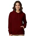 Womens Plain Hoodie Soft Cotton Blend