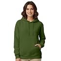 Womens Plain Hoodie Soft Cotton Blend