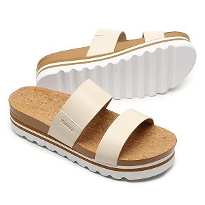 Womens Platform Sandals with Arch Support Slip