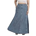 Womens Plus Size Hipster Fit Mid Blue