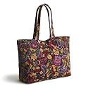 Vera Bradley Women's Premium Cotton Hathaway Tote Bag