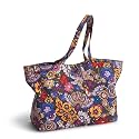Vera Bradley Women's Premium Cotton Hathaway Tote Bag
