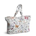 Vera Bradley Women's Premium Cotton Hathaway Tote Bag