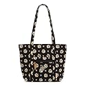 Vera Bradley Women's Premium Cotton Small Vera Tote Bag