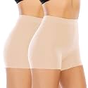 Womens Seamless Shaping Boyshorts Panties Tummy Control Underwear Slimming Shapewear Slip Shorts