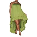 Womens Sexy Summer Dresses Halter Neck Plus Size Long Maxi Dress Casual Floral Beach Sun Dresses with Pockets