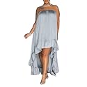 Womens Sexy Summer Dresses Halter Neck Plus Size Long Maxi Dress Casual Floral Beach Sun Dresses with Pockets