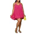 Womens Sexy Summer Dresses Halter Neck Plus Size Long Maxi Dress Casual Floral Beach Sun Dresses with Pockets
