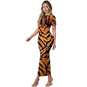 Womens Short Sleeve Jamaican Flag Midi Bodycon Dress
