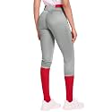 Womens Softball Pants Low-Rise 3/4 Tapered Leg for Baseball Fastpitch