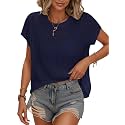 Womens Summer Crochet Tops Hollow Out Cap Sleeve Cover Up Tank Top Pullover Sweater Vest Beach Vacation Clothes