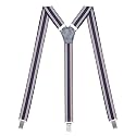 Womens Suspenders – Y Back Style – 1" Width - Comfortably Adjustable Elastic Straps and Metal Clips