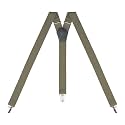 Womens Suspenders – Y Back Style – 1" Width - Comfortably Adjustable Elastic Straps and Metal Clips