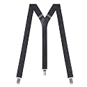 Womens Suspenders – Y Back Style – 1" Width - Comfortably Adjustable Elastic Straps and Metal Clips