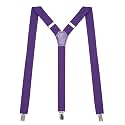 Womens Suspenders – Y Back Style – 1" Width - Comfortably Adjustable Elastic Straps and Metal Clips