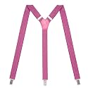 Womens Suspenders – Y Back Style – 1" Width - Comfortably Adjustable Elastic Straps and Metal Clips