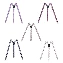 Womens Suspenders – Y Back Style – 1" Width - Comfortably Adjustable Elastic Straps and Metal Clips