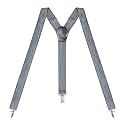 Womens Suspenders – Y Back Style – 1" Width - Comfortably Adjustable Elastic Straps and Metal Clips