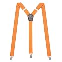 Womens Suspenders – Y Back Style – 1" Width - Comfortably Adjustable Elastic Straps and Metal Clips