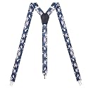 Womens Suspenders – Y Back Style – 1" Width - Comfortably Adjustable Elastic Straps and Metal Clips