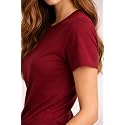 Womens T Shirt Short Sleeve Crew Neck