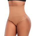 Womens Thong Shapewear Mid to High Waisted Shaper Thong WN0017